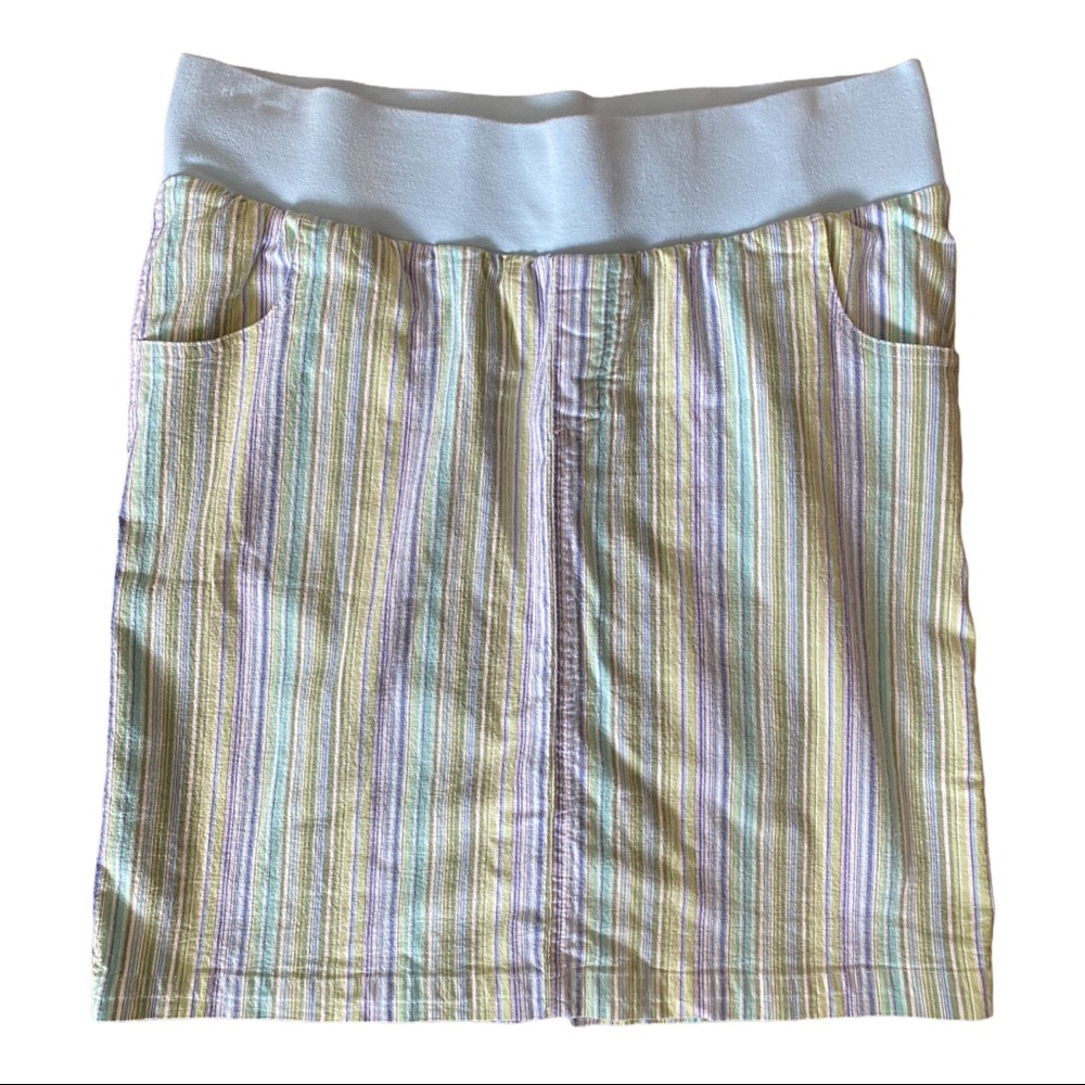 In DUE Time MATERNITY SKIRT Summer Stripes Medium